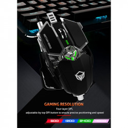 Миша MEETION Backlit Gaming mechanical Mouse RGB MT-M990S
