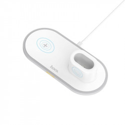 Зарядка QI Hoco CW21 Wisdom 3-in-1 iphone / watch / airpods charge