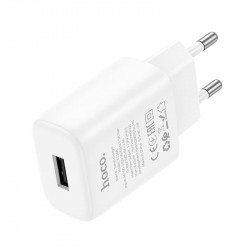 Адаптер мережевий Hoco Solid single Port charger C134A |1USB, 12W/2.4A|