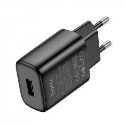 Адаптер мережевий Hoco Solid single Port charger C134A |1USB, 12W/2.4A|