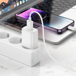 Адаптер мережевий Hoco Solid single Port charger C134A |1USB, 12W/2.4A|