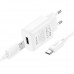 Адаптер мережевий Hoco Type-C Cable Solid single Port charger C134A |1USB, 12W/2.4A|