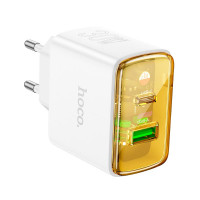 Адаптер мережевий Hoco Smart charger CS42A |1Type-C/1USB, 30W/3A, PD/QC|
