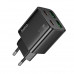 Адаптер мережевий HOCO Fundador four-port charger set N56 |2USB/2Type-C, 30W/3A, PD/QC|