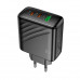 Адаптер мережевий HOCO Article charger CS26A |1USB/2Type-C, 45W/3A, PD/QC|