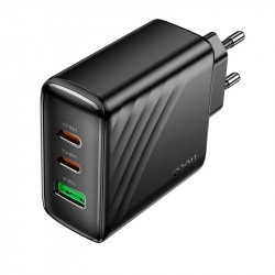 Адаптер мережевий HOCO Article charger CS26A |1USB/2Type-C, 45W/3A, PD/QC|