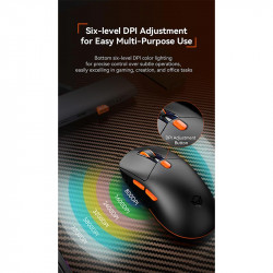 Миша MEETION Wired + 2.4 G+Bluetooth Gaming Mouse With Charing Base GW38 |6 Keys, 8000dpi, 30-60h, RGB|