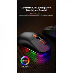 Миша MEETION Wired + 2.4 G+Bluetooth Gaming Mouse With Charing Base GW38 |6 Keys, 8000dpi, 30-60h, RGB|