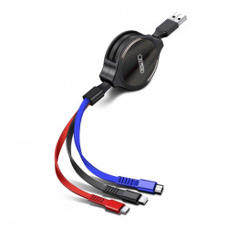 Кабель Combo Micro USB + Lightning + Type-C Joyroom s-m 365