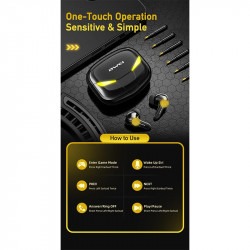 Навушники Bluetooth AWEI T35 Gaming TWS earphone |BT5.0, 35/400mAh, 5Hours|
