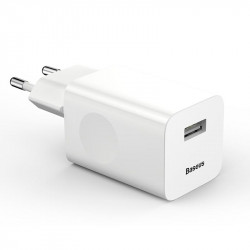 Адаптер мережевий BASEUS for Qi quick charge |1USB, 2.4A,QC3.0| (CCALL-BX02)
