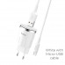 Адаптер мережевий Hoco Thunder Micro cable C37A |1USB, 2.4A|