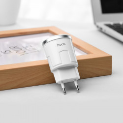 Адаптер мережевий Hoco Thunder C38A |2USB, 2.4A|