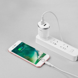 Адаптер мережевий Hoco Thunder C38A |2USB, 2.4A|