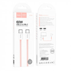 Кабель HOCO Source 60W charging data Cable Type-C to Type-C X104 |1M|