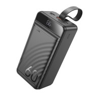 УМБ HOCO Element power bank with digital display J123C 60000mAh |3USB/Type-C/Lightning, QC/PD, 22.5W/2.4A|