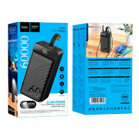 УМБ HOCO Element power bank with digital display J123C 60000mAh |3USB/Type-C/Lightning, QC/PD, 22.5W/2.4A|