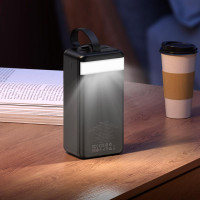 УМБ HOCO Element power bank with digital display J123C 60000mAh |3USB/Type-C/Lightning, QC/PD, 22.5W/2.4A|