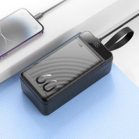 УМБ HOCO Element power bank with digital display J123C 60000mAh |3USB/Type-C/Lightning, QC/PD, 22.5W/2.4A|
