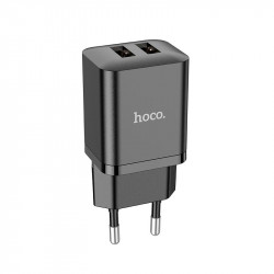 Адаптер мережевий HOCO Maker dual port charger N25 |2USB, 2.1A|