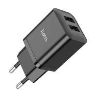 Адаптер мережевий HOCO Maker dual port charger N25 |2USB, 2.1A|