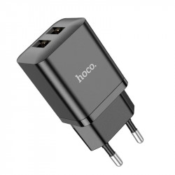 Адаптер мережевий HOCO Maker dual port charger N25 |2USB, 2.1A|