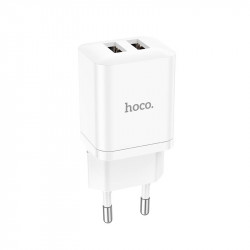 Адаптер мережевий HOCO Maker dual port charger N25 |2USB, 2.1A|