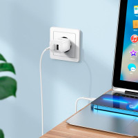 Адаптер мережевий Hoco Lightning Cable Maker dual port charger set N25 |2USB, 2.1A|
