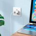 Адаптер мережевий Hoco Lightning Cable Maker dual port charger set N25 |2USB, 2.1A|