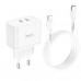 Адаптер мережевий HOCO Type-C to Lightning Cable Triumph charger set N29 |2Type-C, 35W/3A, PD/QC|
