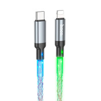 Кабель Hoco Type-C to Lightning Shine PD charging data cable U112 |1m, 20W/3A|