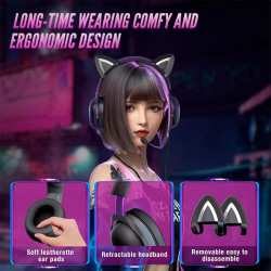 Навушники ONIKUMA Gaming CAT with LED X11
