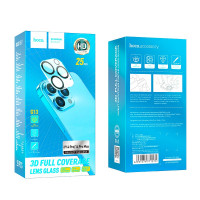 Захисне скло Hoco 3D all-inclusive night shooting circle Lens glass set для камери iPhone 14pro / 14pro Max (25pcs) (G13)