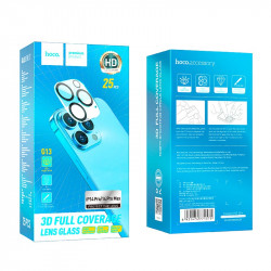 Захисне скло Hoco 3D all-inclusive night shooting circle Lens glass set для камери iPhone 14pro / 14pro Max (25pcs) (G13)