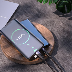 Кабель Hoco Combo 2in1 Type-C to Type-C / Lightning Freeway PD charging data cable U95 |1.2M, 60W, 3A|