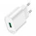 Адаптер мережевий HOCO Fighter single port charger C109A |1USB, 18W/3A, QC|