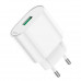 Адаптер мережевий HOCO Fighter single port charger C109A |1USB, 18W/3A, QC|