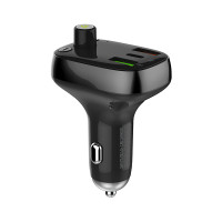 Адаптер автомобільний Ldnio with Bluetooth FM C704Q |2USB/1Type-C, PD/QC4.0, 36W|