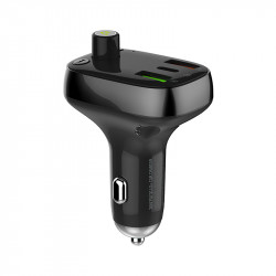 Адаптер автомобільний Ldnio with Bluetooth FM C704Q |2USB/1Type-C, PD/QC4.0, 36W|