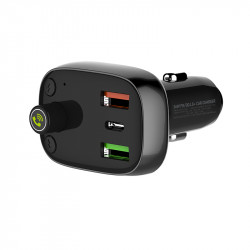 Адаптер автомобільний Ldnio with Bluetooth FM C704Q |2USB/1Type-C, PD/QC4.0, 36W|