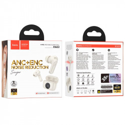 Навушники HOCO singer true wireless ANC + ENC noise reduction BT headset EQ22 |BT5.4, 40/400mAh, 6-7h|