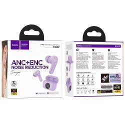 Навушники HOCO singer true wireless ANC + ENC noise reduction BT headset EQ22 |BT5.4, 40/400mAh, 6-7h|