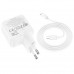 Адаптер мережевий HOCO Type-C to Type-C Cable Lucky dual-port charger set C111A |1USB/1Type-C, 30W/3A, PD/QC|