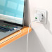 Адаптер мережевий HOCO Type-C to Type-C Cable Lucky dual-port charger set C111A |1USB/1Type-C, 30W/3A, PD/QC|