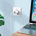 Адаптер мережевий Hoco Type-C Cable Maker dual Port charger set N25 |2USB, 2.1A|