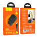 Адаптер мережевий Hoco Type-C to Lightning Cable founder charger set N28 |1USB/1Type-C, 20W/3A, PD/QC|