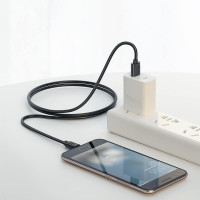 Кабель BOROFONE Micro USB Harmony silicone charging data cable BX55 |1m, 2.4A|