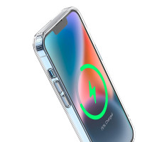 Чохол HOCO для iPhone 14 Max Magnetic series airbag anti-fall protective shell