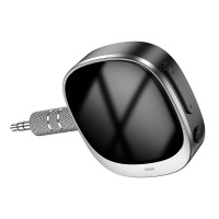 Аудіоадаптер універсальний HOCO Travel car AUX BT receiver E80 |BT5.3, AUX|