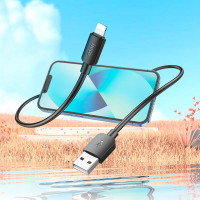 Кабель Hoco Lightning Hyper charging data cable X96 |1m, 2.4A|